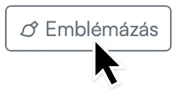 Az „Emblémázás” gomb a kosárban