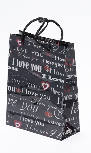 Nyomtatott Zacskó LoveYou3 19x8x25